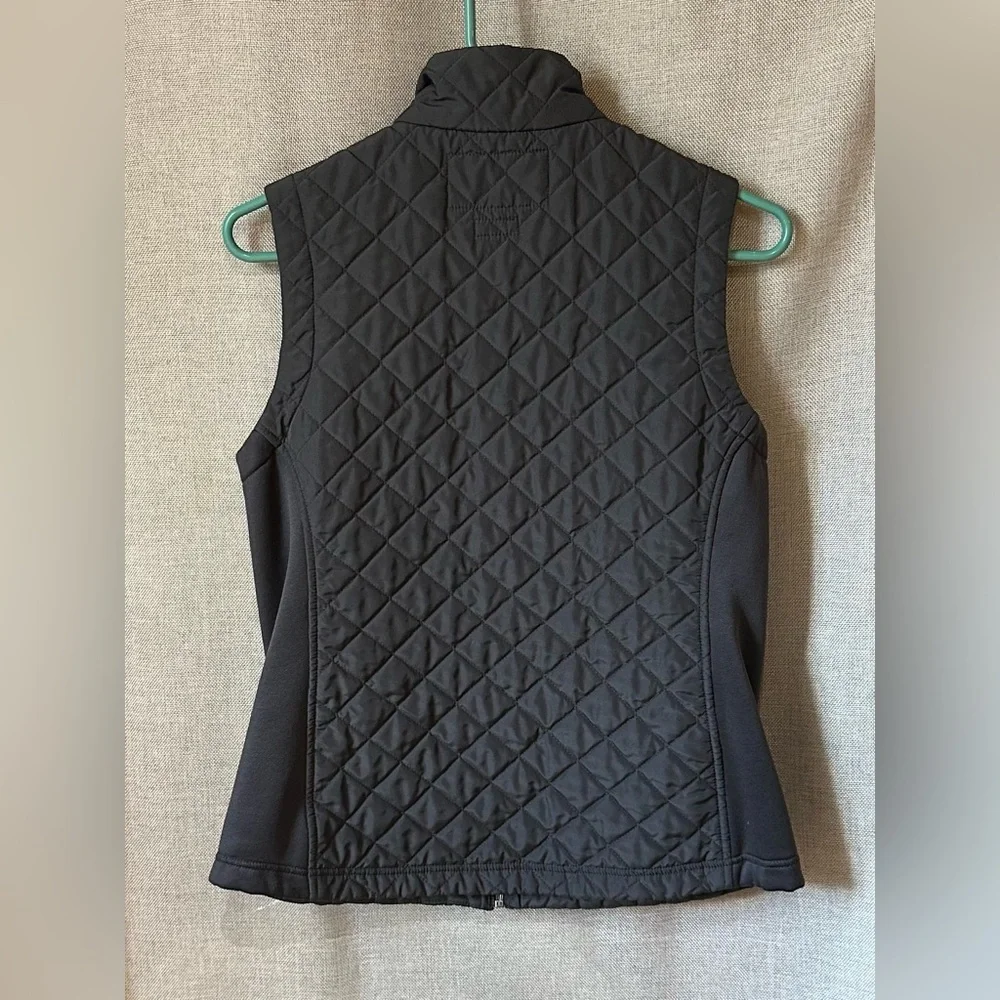 Van Heusen•insulated full-zip vest•women’s small•polyester•gray•quilted•pockets - Picture 2 of 13